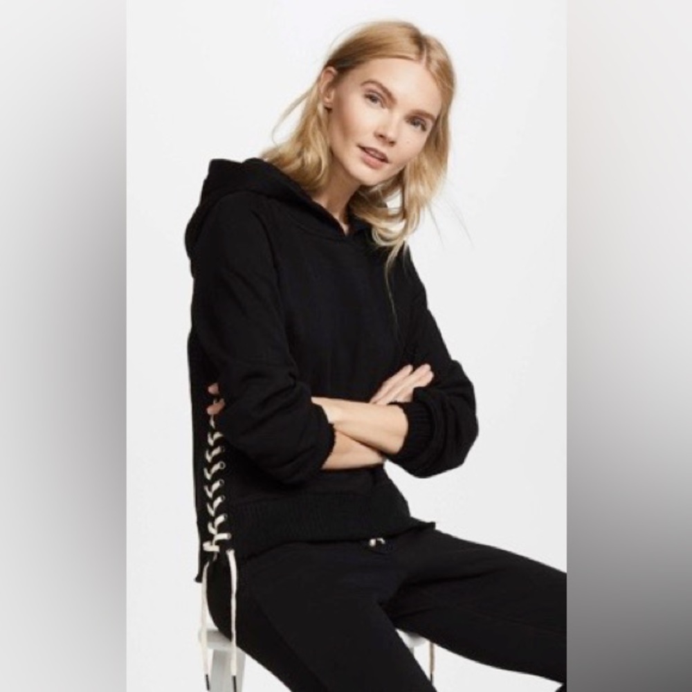 Pam & Gela Lace  Up Hollywood Hoodie - Picture 5 of 6